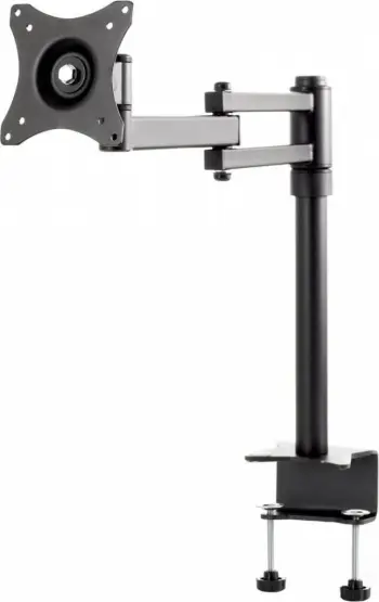 Mbajtës tavoline për monitorë Edbak Desktop Dual Arm, për ekrane 10-29", i zi