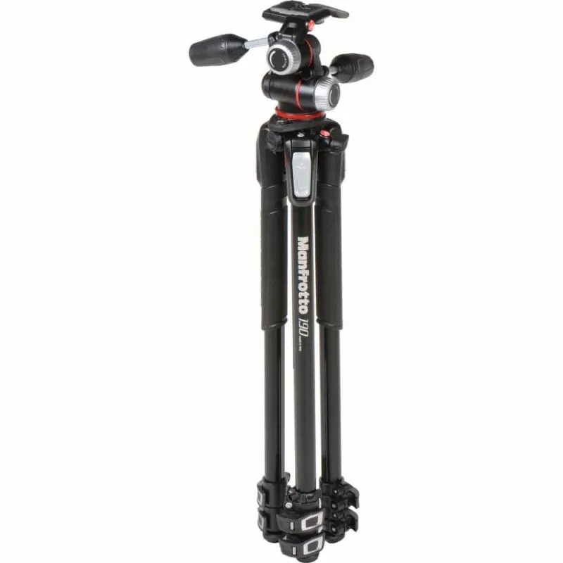 Manfrotto Tripod 190 aluminum 3-section - 4