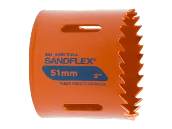 Sharrë me vrima bimetale Bahco Sandflex (3830-70-VIP), 70mm