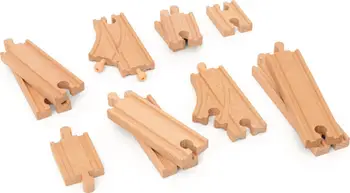 Set shina druri Brio Track Set, 12 pjesë, për fëmijë 3+