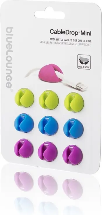 Set menaxhues për kabllo BlueLounge CableDrop Mini, 9 copë