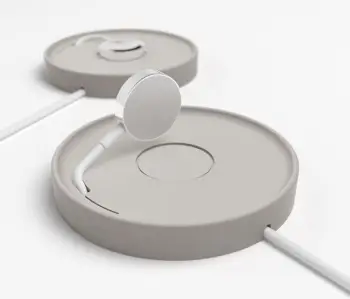 Mbajtës për karikim të Apple Watch BlueLounge Kosta, i hirtë