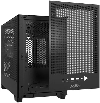 Kuti PC ADATA XPG Valor Mesh Nano, Micro ATX, me xham anësor, e zezë - 3