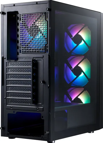 Kutia PC XPG Lander 501 Full Tower, ATX MATX Mini ITX, e zezë - 2