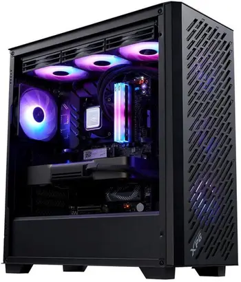 Kuti kompjuteri XPG Adata Valor Air Pro Mid Tower, ATX, kornizë metalike, e zezë