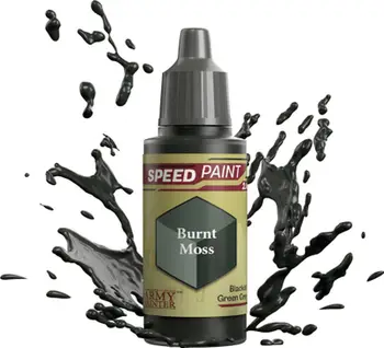 Bojë akrilike Army Painter Speedpaint 2.0 Burnt Moss, 18ml, jeshile e errët