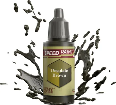 Bojë akrilike për miniatura Army Painter Speedpaint 2.0 Desolate Brown, 18 ml, kafe - 1