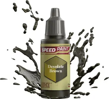 Bojë akrilike për miniatura Army Painter Speedpaint 2.0 Desolate Brown, 18 ml, kafe