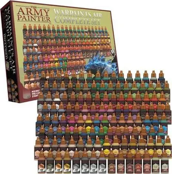 Set bojrash aerografi Army Painter Warpaints Air Complete, komplet i plotë, shumëngjyrësh