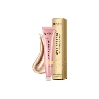 Shkëlqyes AA Wings Secret Stars, 02 Gold Glow, 13ml