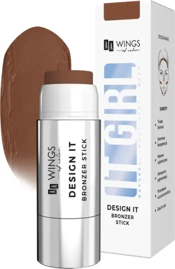 Bronzer AA Wings of Color Design It, 02 Dark Chocolate, 5gr