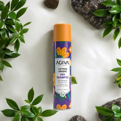 Shampo e thatë për flokë Agiva Caffeine Ginseng, 200ml - 3