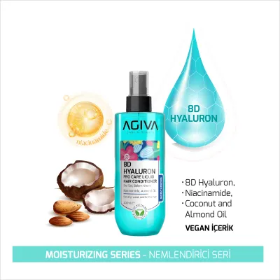Balsam për flokë Agiva 8D Hyaluron, 200ml - 2