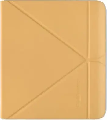 Mbështjellës e-reader Kobo SleepCover Libra N428-AC-YL-E-PU, palosje-stand, auto sleep/wake, për Kobo Libra, 195x155x20 mm, e verdhë
