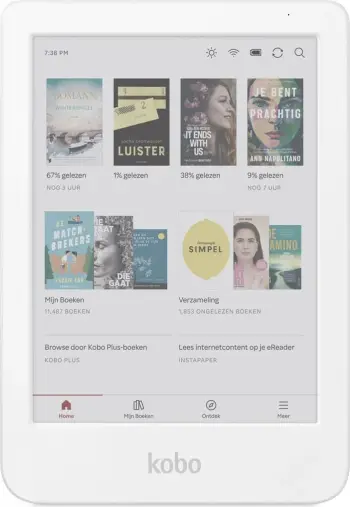 Lexues elektronik KOBO Clara Colour, 16 GB, 6 inç, i bardhë