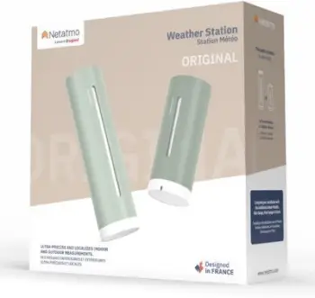 Stacion moti inteligjent Netatmo Smart Weather Station 2nd Gen, UV dhe polen, mente