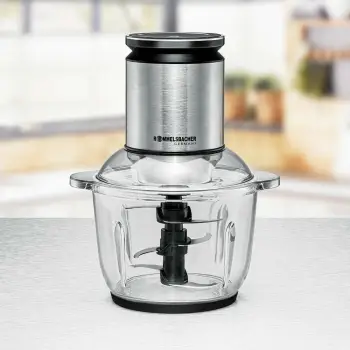 Prerëse ushqimi Rommelsbacher MZ 600, 2L, 600W, inox, e zezë