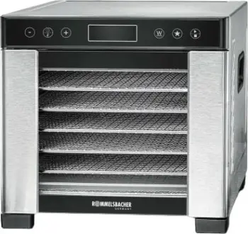 Dehidratues ushqimi Rommelsbacher DA 650, LCD, 600 W, Ngjyrë e zezë