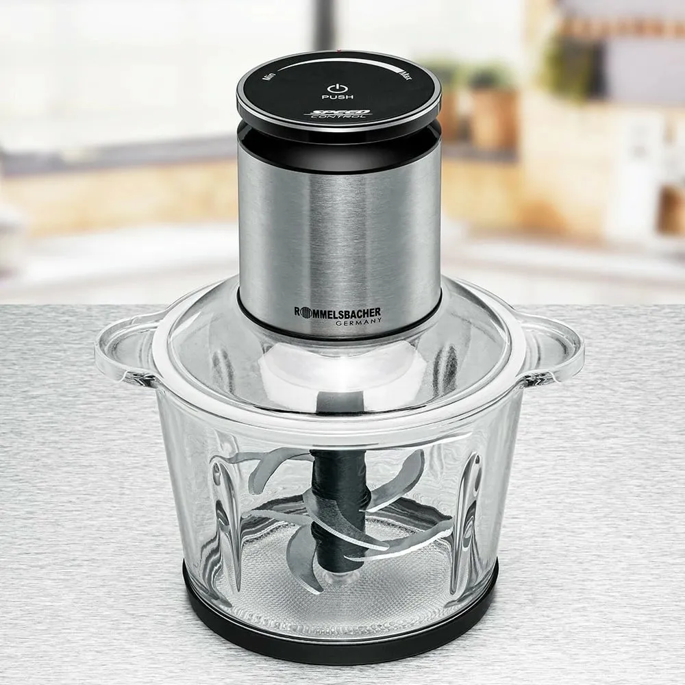 Prerëse ushqimi Rommelsbacher MZ 800, 2.7L, inox, e zezë - 1