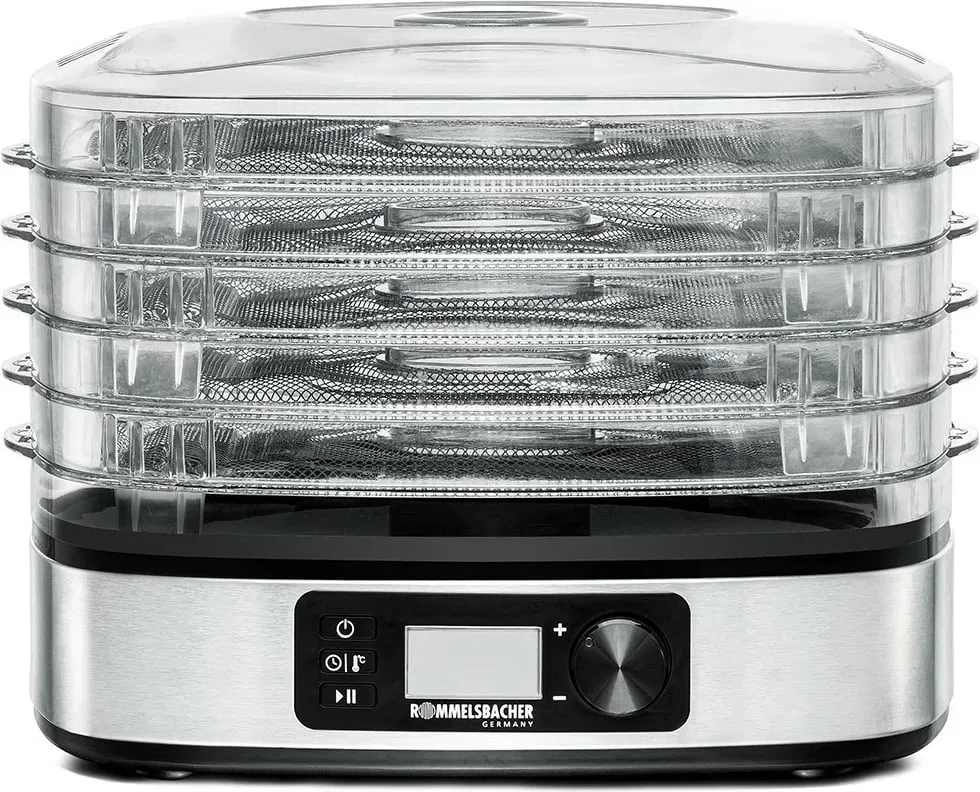 Dehidrator Rommelsbacher DA 350, 350 W, LCD, çelik inox - 2