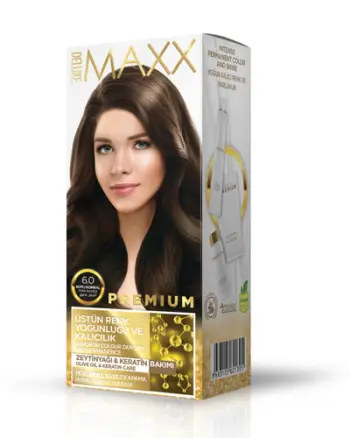 Ngjyrë për flokë Maxx Deluxe Premium, 6.0 Dark Blonde, 50ml