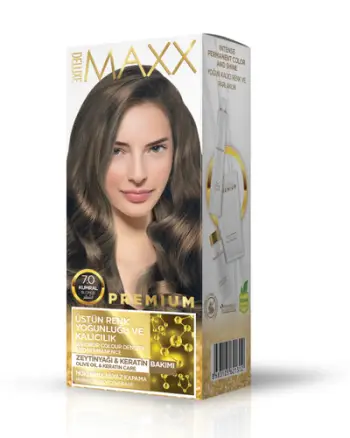 Ngjyrë për flokë Maxx Deluxe Premium, 7.0 Blonde, 50ml
