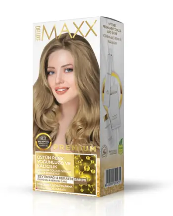 Ngjyrë për flokë Maxx Deluxe Premium, 8.3 Honey Foam, 50ml