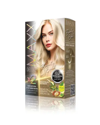 Ngjyrë për flokë Maxx Deluxe B.Expert, 0.2 Ice Blonde, 50ml