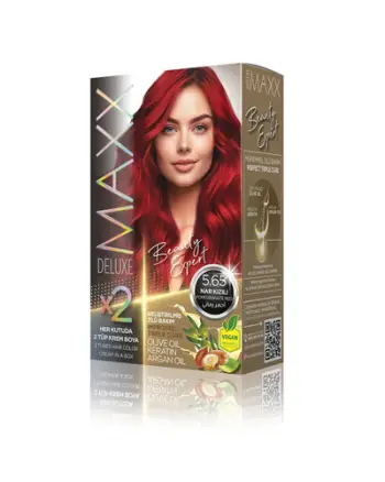 Ngjyrë për flokë Maxx Deluxe B.Expert, 5.65 Pomegrenate Red, 50ml