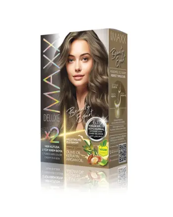 Ngjyrë për flokë Maxx Deluxe B.Expert, 6.11 Intense Ash Dark Blonde, 50ml