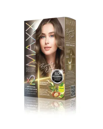 Ngjyrë për flokë Maxx Deluxe B.Expert, 8.0 Light Blonde, 50ml