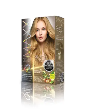 Ngjyrë për flokë Maxx Deluxe B.Expert, 8.3 Honey Foam, 50ml