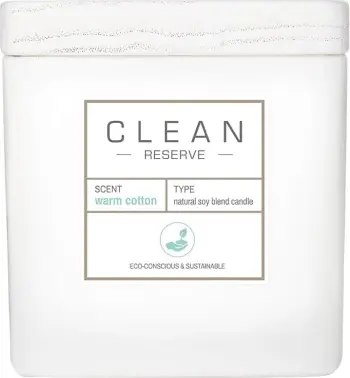 Qiri aromatik Clean Space Warm Cotton, 8 oz, aromë pambuku