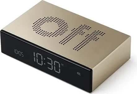Orë me alarm Lexon Flip Premium LR152D, LCD, USB-C, ari - 3