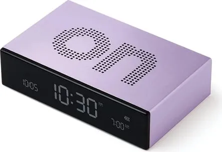 Orë me alarm Lexon Flip Premium LR152LL LCD, USB-C, vjollcë - 2