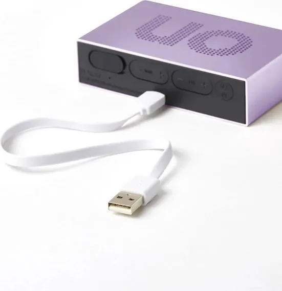 Orë me alarm Lexon Flip Premium LR152LL LCD, USB-C, vjollcë - 4