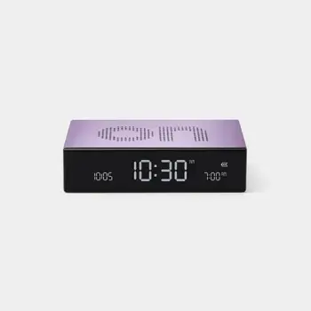 Orë me alarm Lexon Flip Premium LR152LL LCD, USB-C, vjollcë