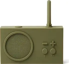 Radio & Altoparlant bluetooth LA119K9 LEXON TYKHO 3, i gjelbër