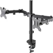 Mbajtëse për dy monitorë 13"- 32" Stell SOS 1120 - E zezë - 3