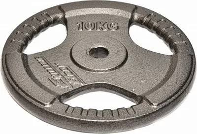 Disk peshe Eb Fit Hammertone, 10kg, fi28, gri - 4