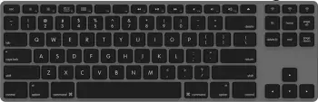 Tastierë Matias FK408BTB, wireless, UK, grafit dhe e zezë