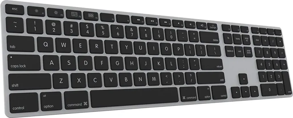 Tastierë Matias FK318S, me kabllo, UK, e zezë dhe e argjendtë - 2