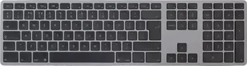 Tastierë Matias FK316, USB, layout UK, gri alumini