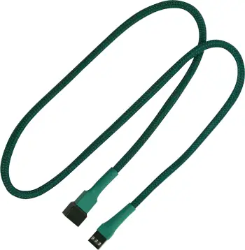 Kabllo Nanoxia 900500001, 3-pin në 3-pin, 0.6m, e gjelbër