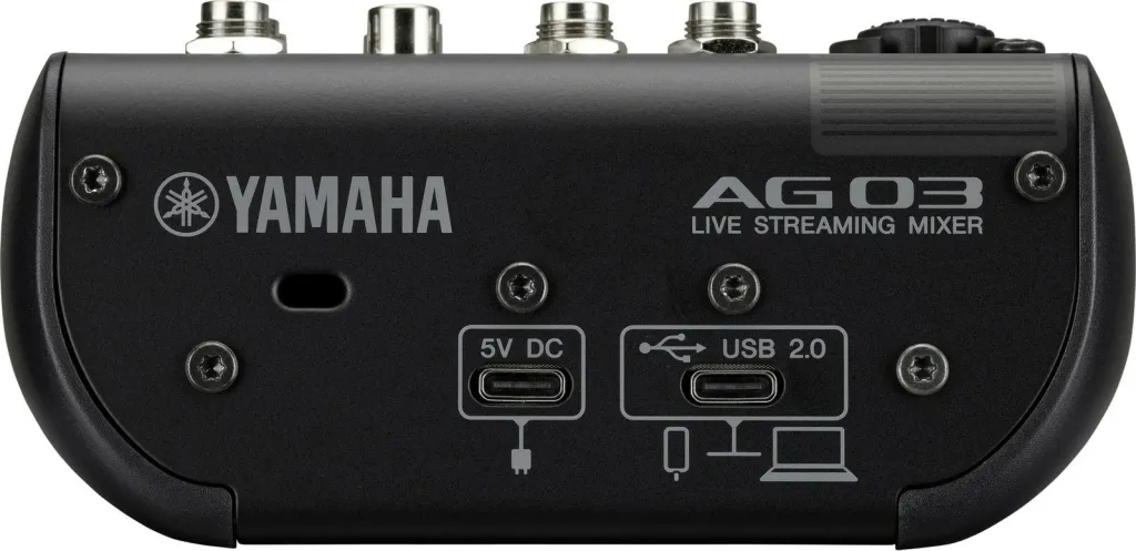 Mikser Yamaha AG03MK2, 3 kanale, i zi - 2