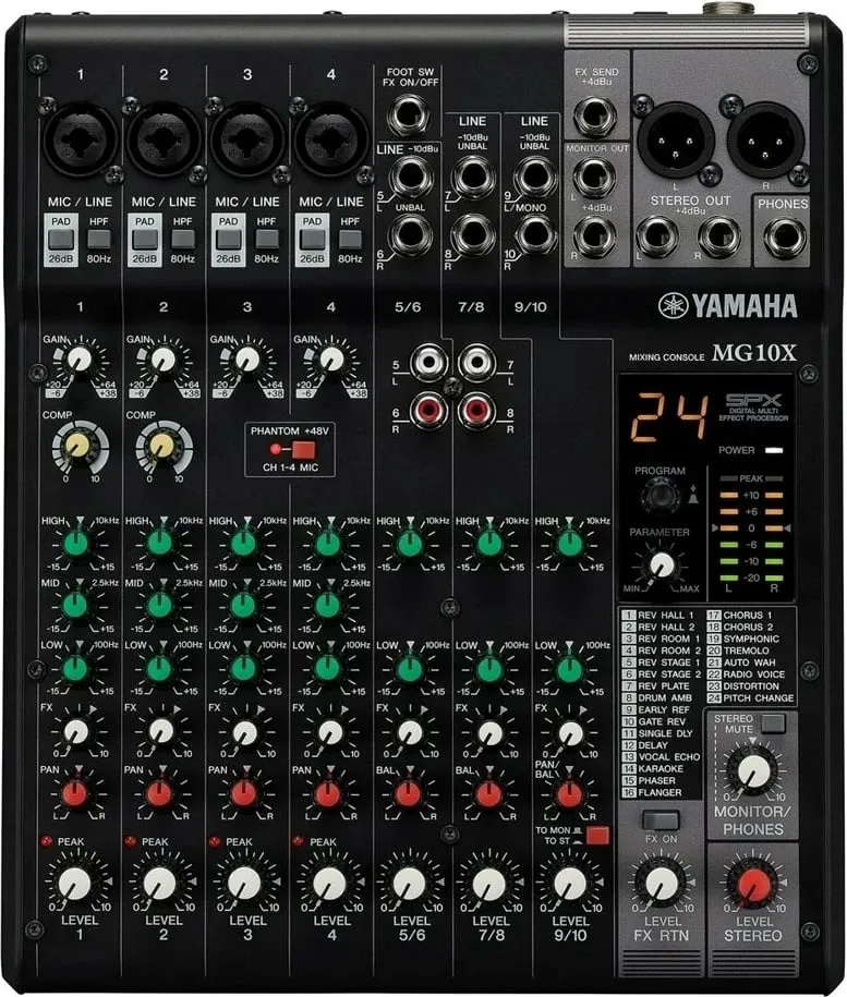 Mikser audio Yamaha MG10X, 10 kanale - 1