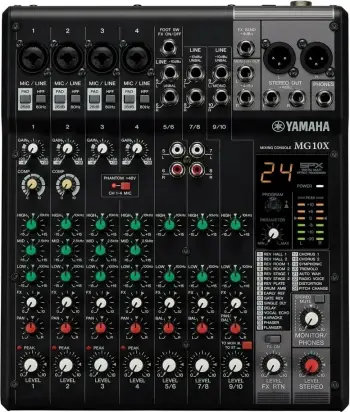 Mikser audio Yamaha MG10X, 10 kanale