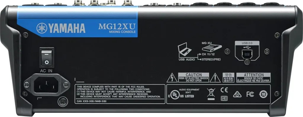 Mikser audio Yamaha MG12XU, 12 kanale - 3