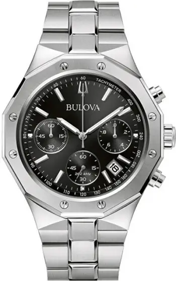 Orë për meshkuj Bulova Precisionist 96B410, e argjendtë