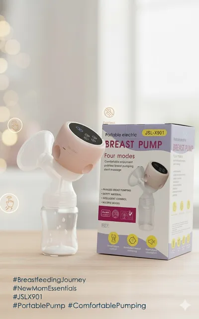 Pompë gjiri elektrike GENERIC, rozë - 3